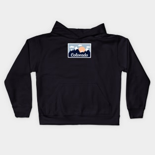 Colorado skiing - Colorado hiking Kids Hoodie